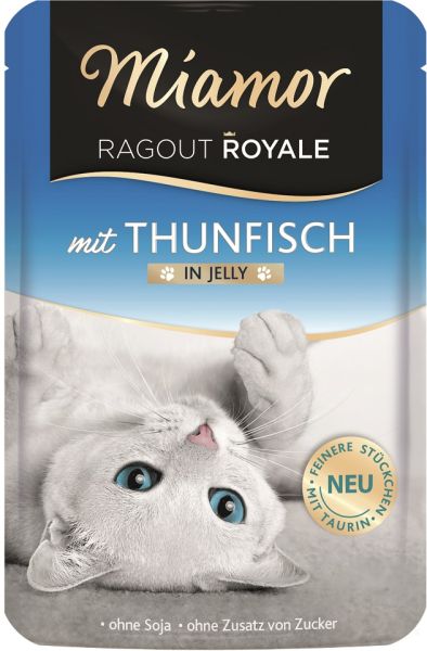 MIAMOR Ragout Royale in Jelly Tuna saszetka w galaretce tuńczyk dla kotów 100 g