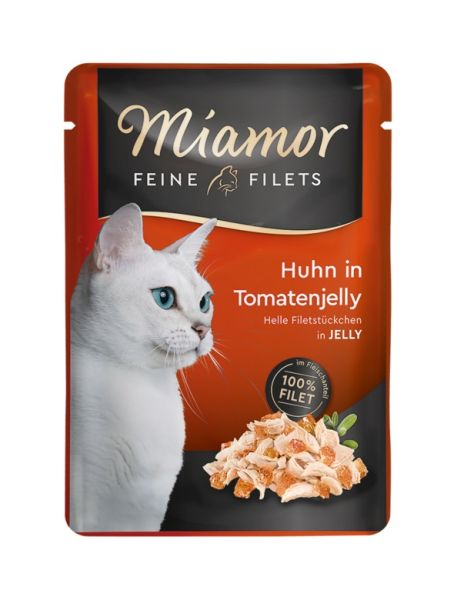 MIAMOR Feline Filets Kurczak z pomidorem w galaretce 100 g