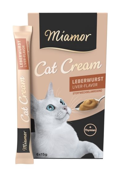 MIAMOR Cat Cream krem z wątróbki 6 x 15 ml