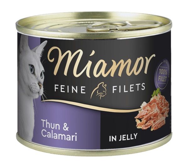 MIAMOR Feline Filets Tuńczyk i kalmary w galatetce 185 g