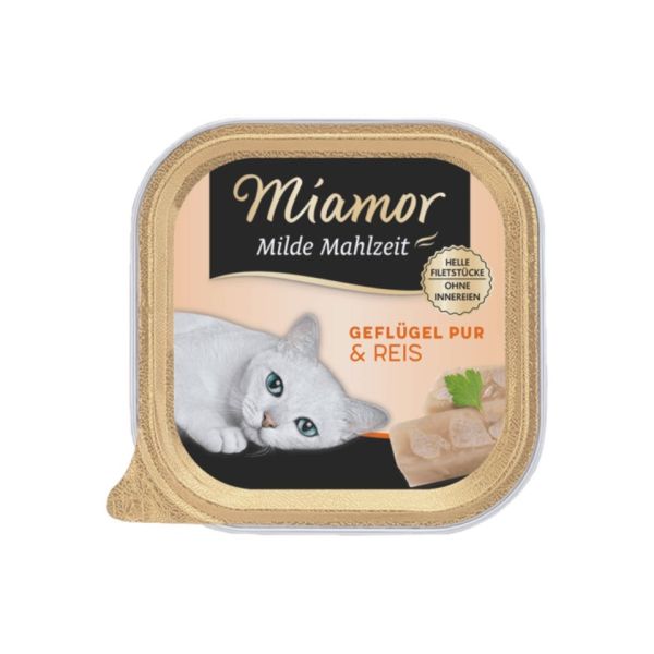 MIAMOR Milde Mahlzeit Poultry Pure&amp;Rice 100g drób i ryż