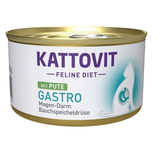 KATTOVIT Feline Diet Gastro Turkey indyk 85 g
