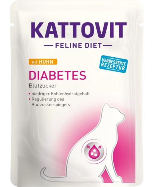 KATTOVIT Feline Diet Diabetes Chicken kurczak 85 g