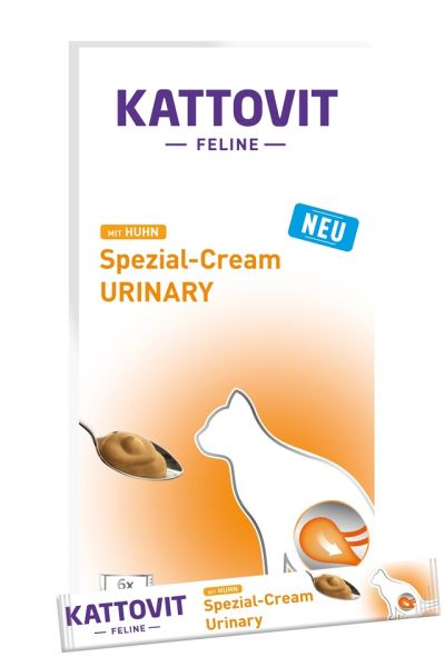 KATTOVIT Urinary Cream 6x15g przysmak dla kota Krem z kurczaka