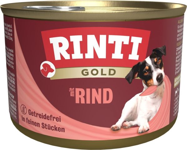 RINTI Gold Beef Mini Wołowina dla psów ras małych 185 g