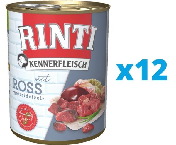 RINTI Kennerfleisch Horse konina 12 x 800 g