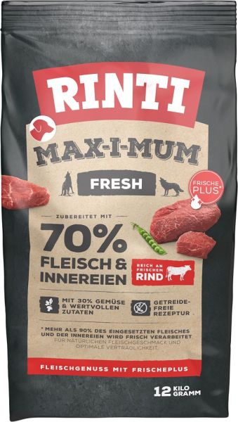 RINTI MAX-I-MUM Beef z wołowiną 12 kg