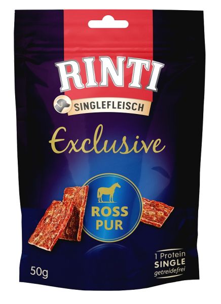 RINTI Singlefleisch Exclusive Snack Horse przysmak z koniną dla psów 50 g