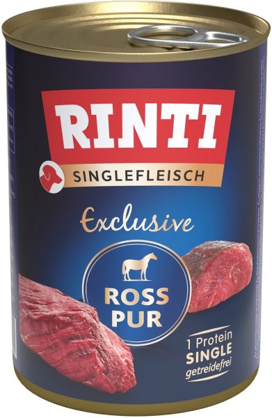 RINTI Singlefleisch Exclusive Horse Pure monobiałkowa konina 400 g