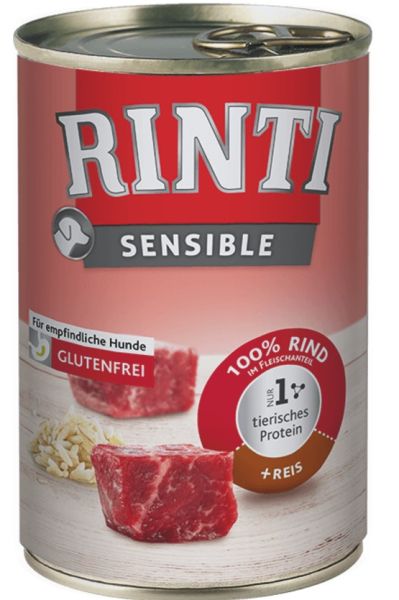 RINTI Sensible Wołowina z ryżem 400 g