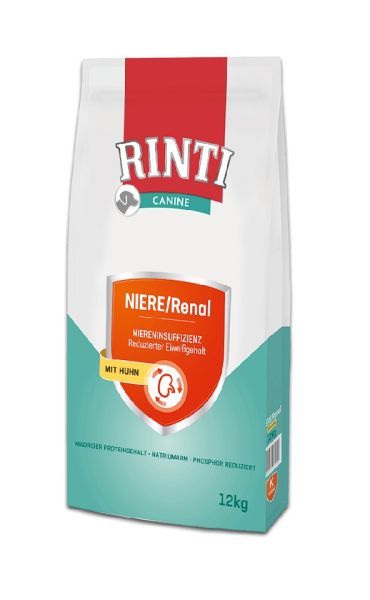 RINTI Сanine Niere/Renal Chicken z kurczakiem 12kg