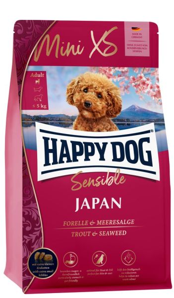 HAPPY DOG MiniXS Japan 1,3 kg dla psów małych i miniaturowych