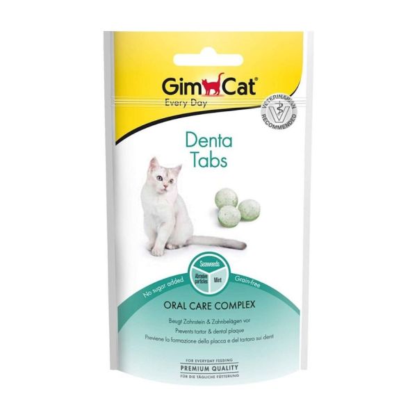 GIMCAT Every Day Tabs Denta 40 g przysmak do higieny jamy ustnej dla kotów