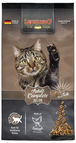 LEONARDO Adult Complete Sucha karma dla kotów o niskiej aktywności 7,5 kg