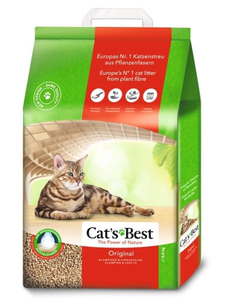 JRS Cat's Best Original Żwirek drewniany zbrylający 10 l
