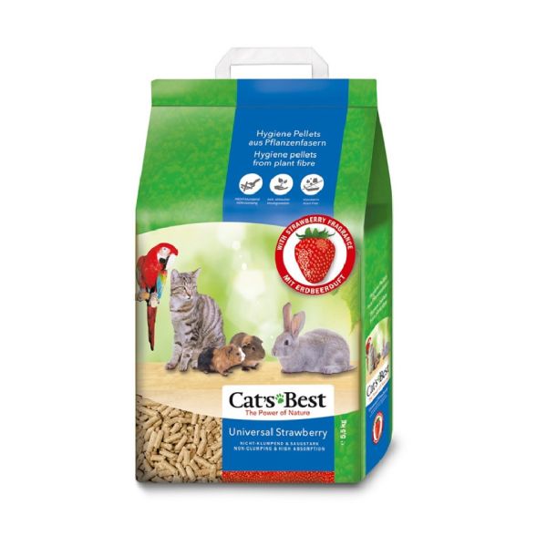 JRS Cat’s Best Universal Żwirek drewniany truskawkowy 10 l