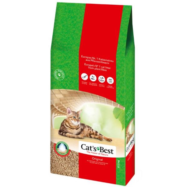 JRS Cat's Best Original Żwirek drewniany zbrylający 40 l