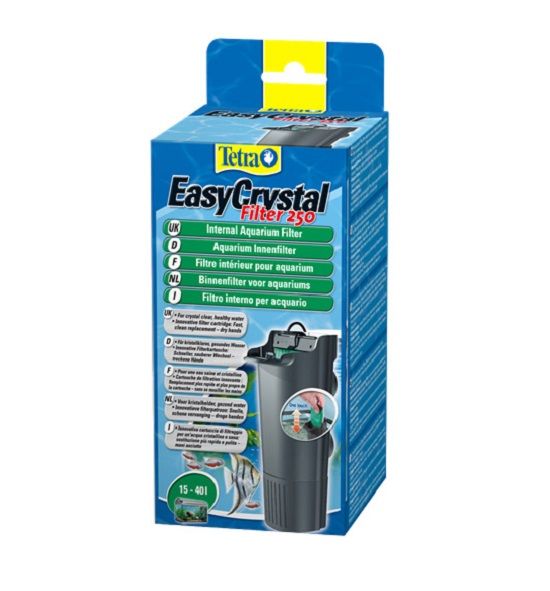 TETRA EasyCrystal Filter 250 Filtr wewnętrzny do akwarium 15-40 l