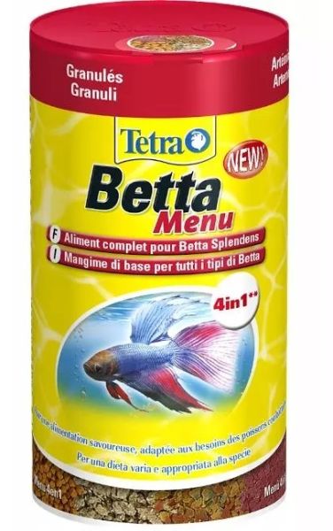 TETRA Betta Menu 100 ml 4 rodzaje pokarmu dla bojowników