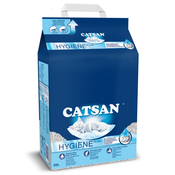 CATSAN Hygiene Plus 20 l naturalny żwirek dla kota