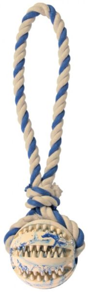 TRIXIE Dentafun Piłka Ze Sznurkiem 7 cm