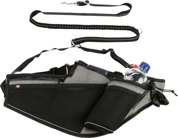 TRIXIE Pas biodrowy do biegania ze smyczą dla psa