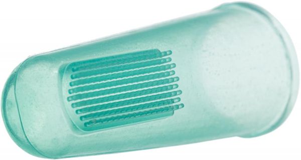 TRIXIE Zestaw silikonowych szczoteczek do zebów dla psa/kota 6cm 2 szt.