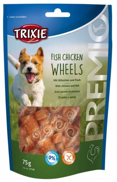 TRIXIE Przysmak Premio Kółeczka Kurczak/Ryba 75g