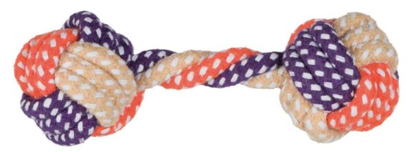 TRIXIE Hantelek ze sznurka dla psa 15 cm