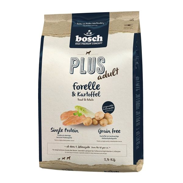 BOSCH Plus Pstrąg &amp; Ziemniak 2,5 kg