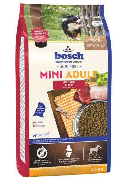 BOSCH Mini Adult jagnięcina i ryż 1 kg