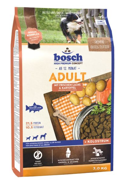 BOSCH Adult łosoś i ziemniaki 3 kg