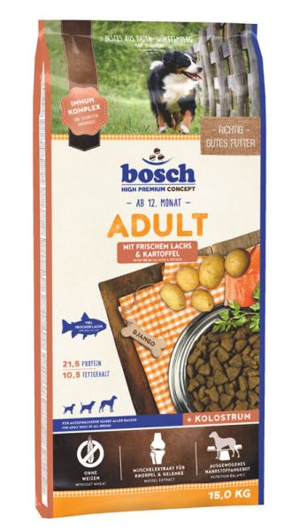 BOSCH Adult łosoś i ziemniaki 15 kg