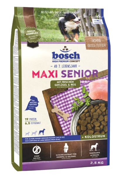 BOSCH Maxi Senior drób i ryż 2,5 kg