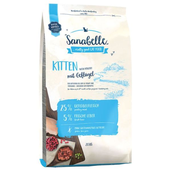 SANABELLE Kitten drób 2 kg