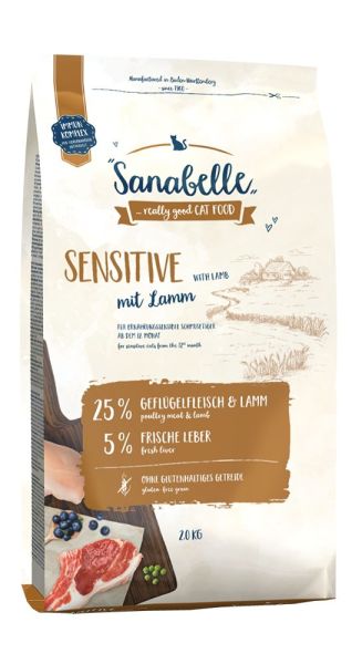 SANABELLE Sensitive jagnięcina 2 kg