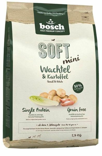 BOSCH Soft mini przepiórka i ziemniak 2,5 kg