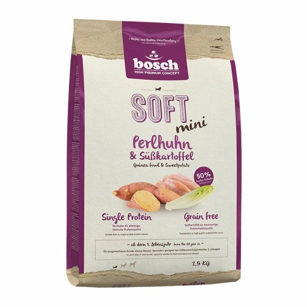 BOSCH Soft mini perliczka i bataty 2,5 kg