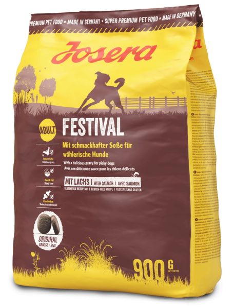 JOSERA Dog Festival 900g dla wybrednych psów, z pysznym sosem
