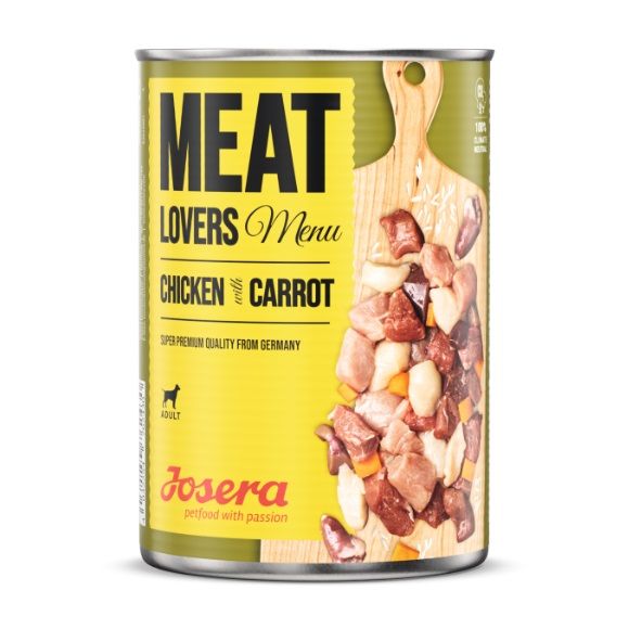 JOSERA Meatlovers Menu Kurczak z marchewką 400 g