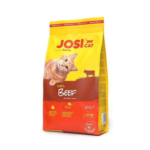 JOSERA JosiCat Tasty Beef 1,9kg z wołowiną dla dorosłych kotów