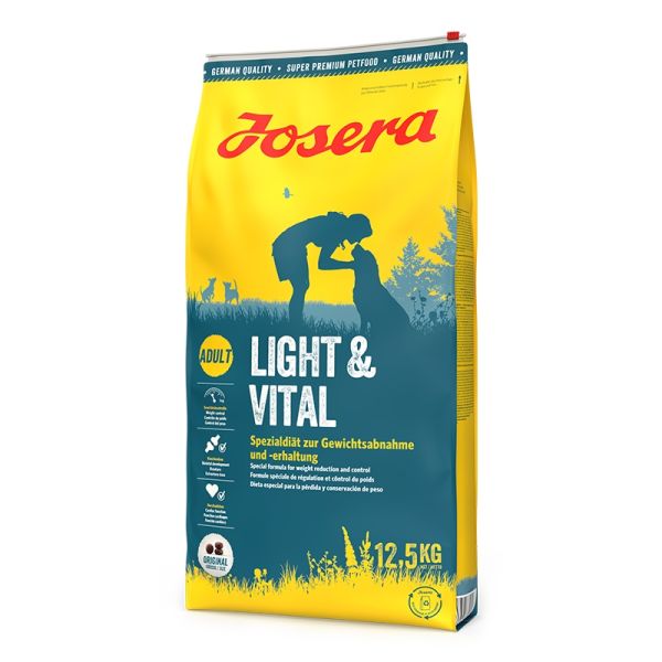 JOSERA Light&Vital 12,5kg dla dorosłych psów wspomagająca redukcję masy ciała