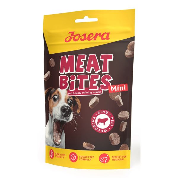 JOSERA Meat Bites Mini Beef przysmaki treningowe z wołowiną dla psów małych ras 70g