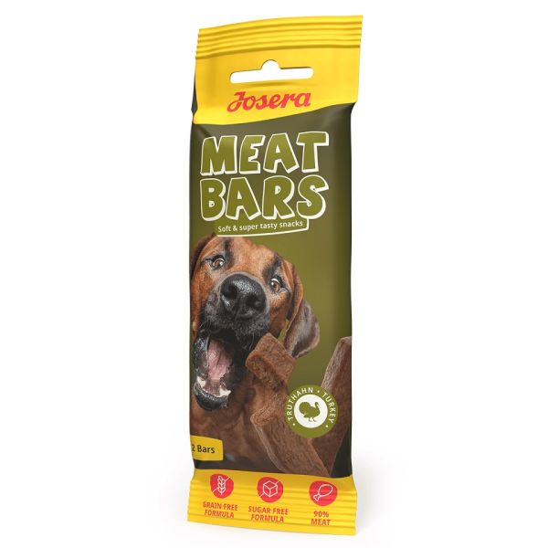 JOSERA Meat Bars Turkey suszone przysmaki z indykiem w formie batoników 40g
