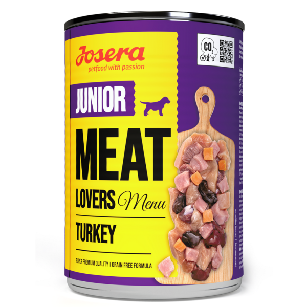 JOSERA Meat Lovers Junior Menu Indyk dla szczeniąt 400g