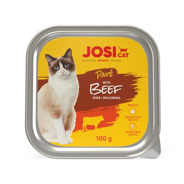 JOSERA JosiCat Pasztet z wołowiną dla kota 100g