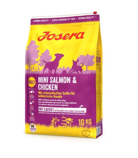 JOSERA Mini Salmon and Chicken 10kg dla dorosłych małych psów