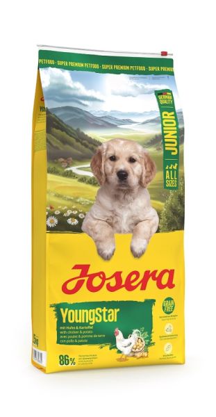 JOSERA YoungStar 12,5kg bezzbożowa karma dla szczeniąt
