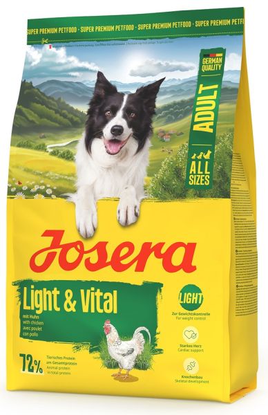 JOSERA Light Vital 3kg dla psów wspomagająca kontrolę masy ciała