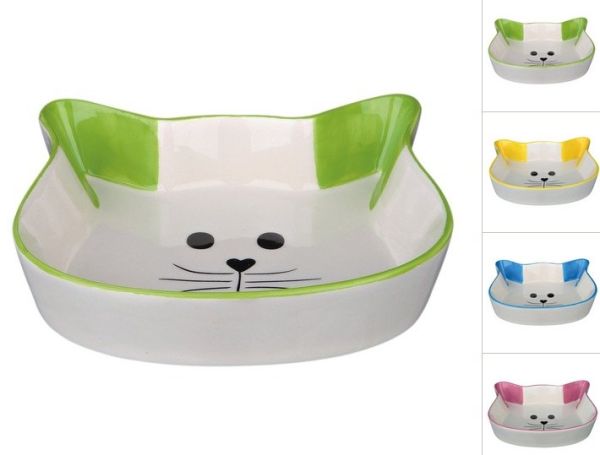 TRIXIE Miska ceramiczna w kształcie kota 250 ml